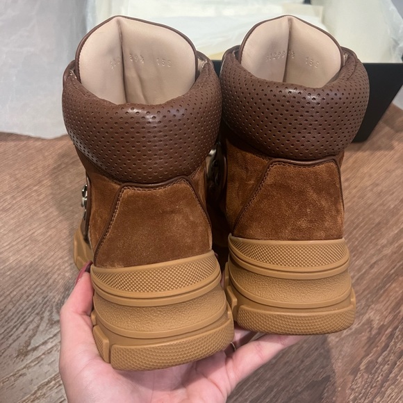 Gucci Flashtrek Logo-appliquéd Boots - Picture 4 of 6